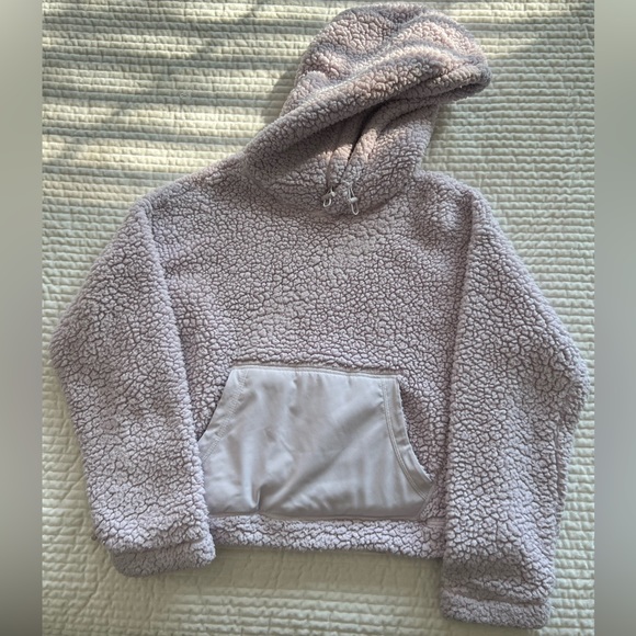 Light purple Zella sherpa hoodie - Picture 1 of 8